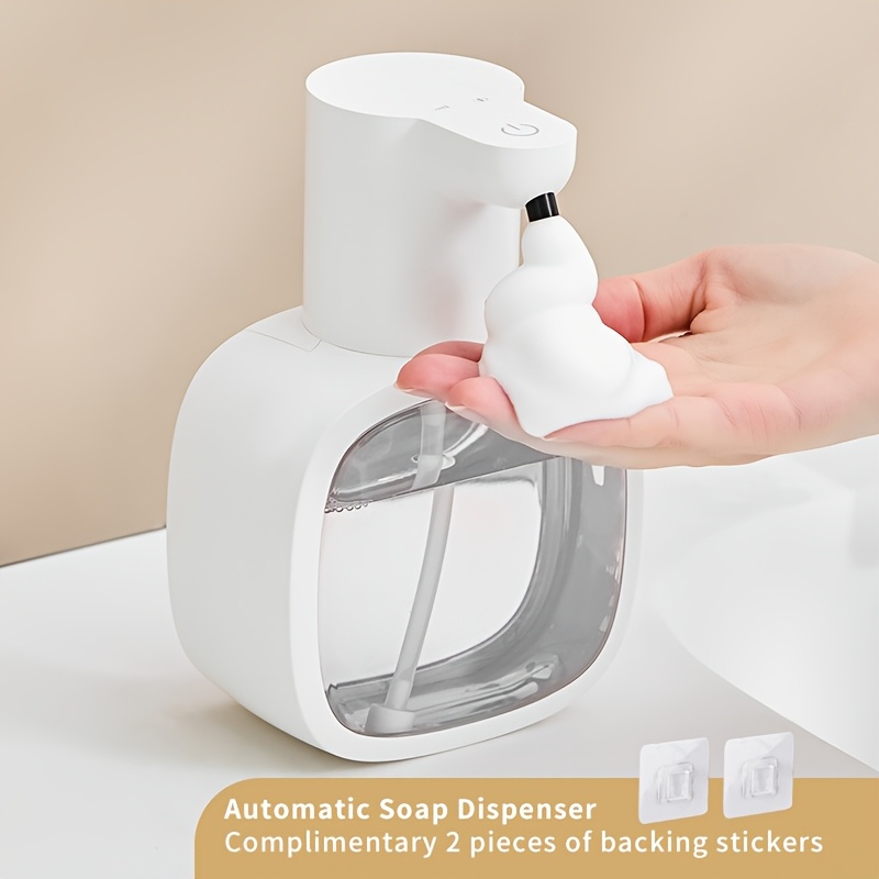 TEMU Automatic Touchless Soap Dispenser -usb Rechargeable, Large Capacity, Adjustable Flow, Wall-mountable, Ideal For Kitchen, Bathroom & Pet Baths- Perfect For Holiday Use