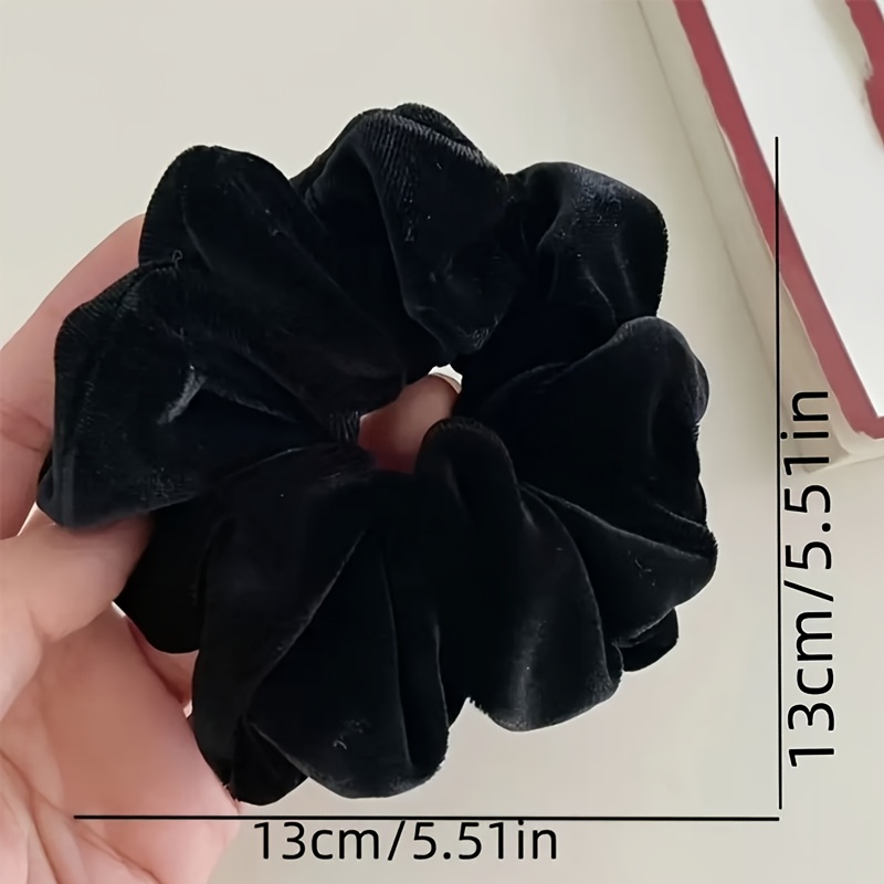 TEMU 3pcs/ 1pc Women's Autumn And Winter Large Hair Ring, Stylish And Versatile, Elegant And High-end Hair Accessory For Tying