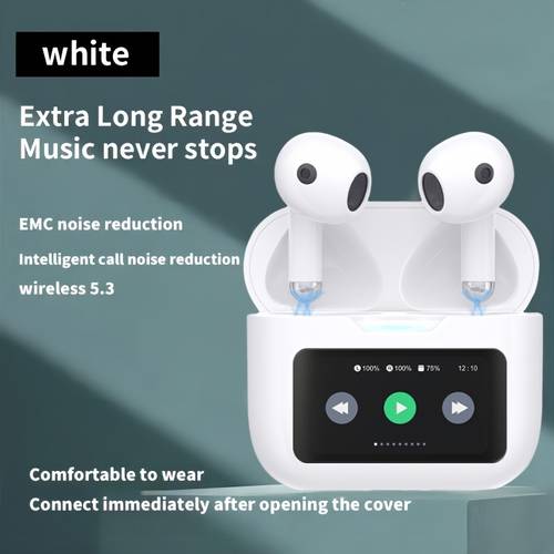 wireless earphones with ultra long for iphone and for pro for android sporty mini dual stereo earbuds with 48 hour time and high fidelity sound