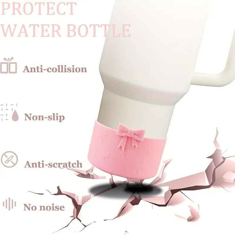 juego de 3 piezas multicolor - 1 para vaso + 1 tapón para + 1 colgante, accesorios para botella deportiva, protector de silicona con , tapón de silicona de , charm de colgante con Detalles del producto 4