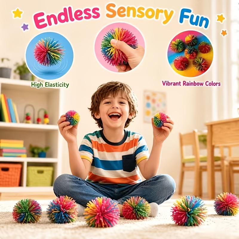 CotTibe 2pcs Sensory Play Set with Kush Ball