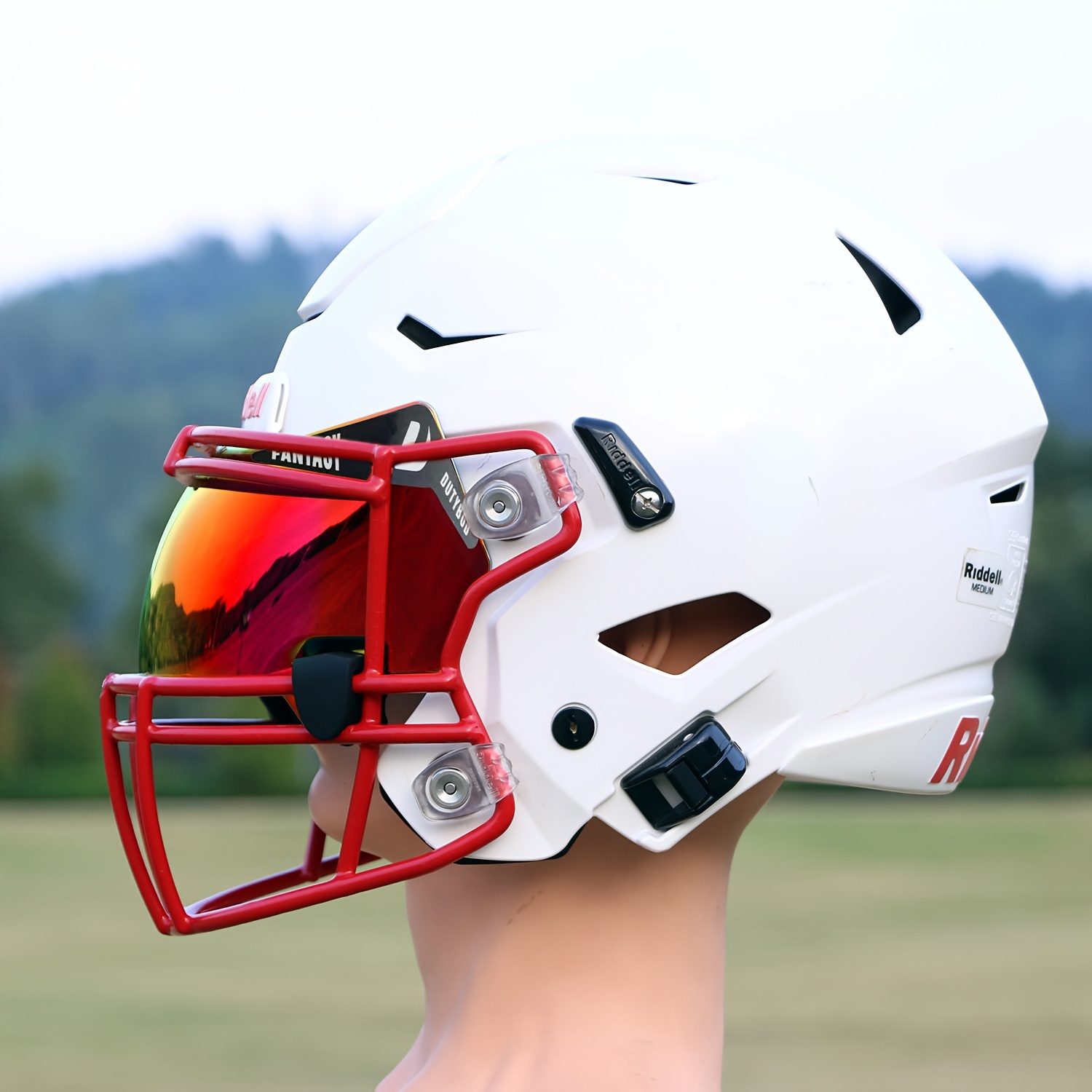 Youth top football helmet