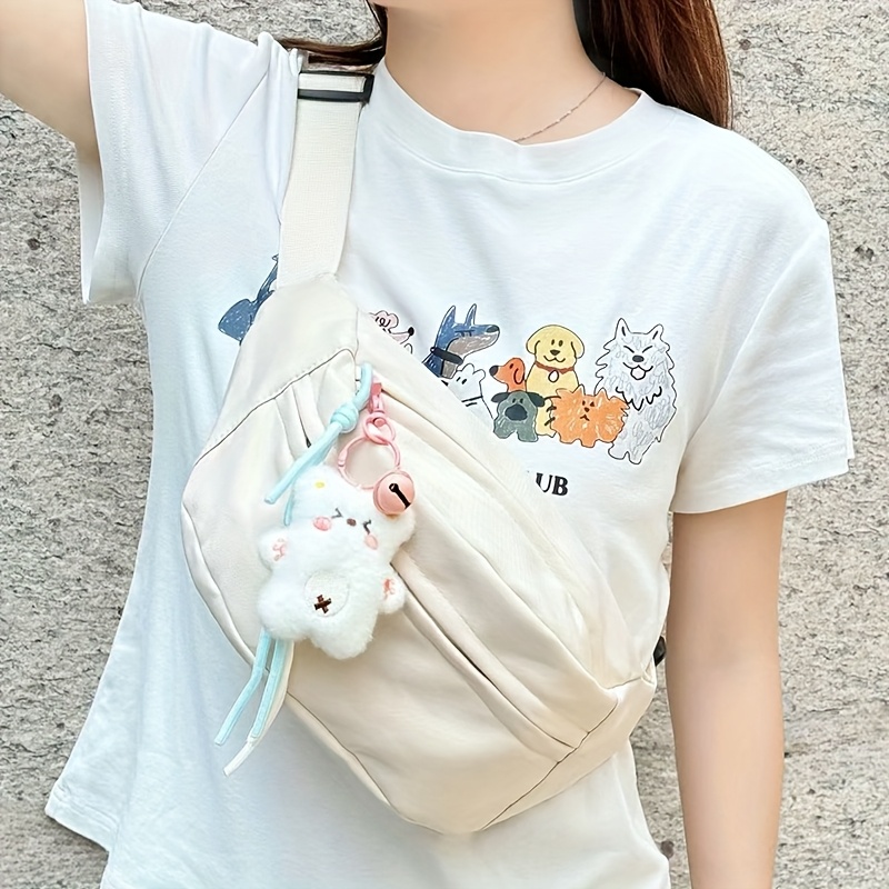 TEMU Trendy Small Crossbody Bags For Women, Featuring A In Solid Colors, Perfect For Look. Includes Waist Bags, Casual Shoulder Bags, Chest Bags, And