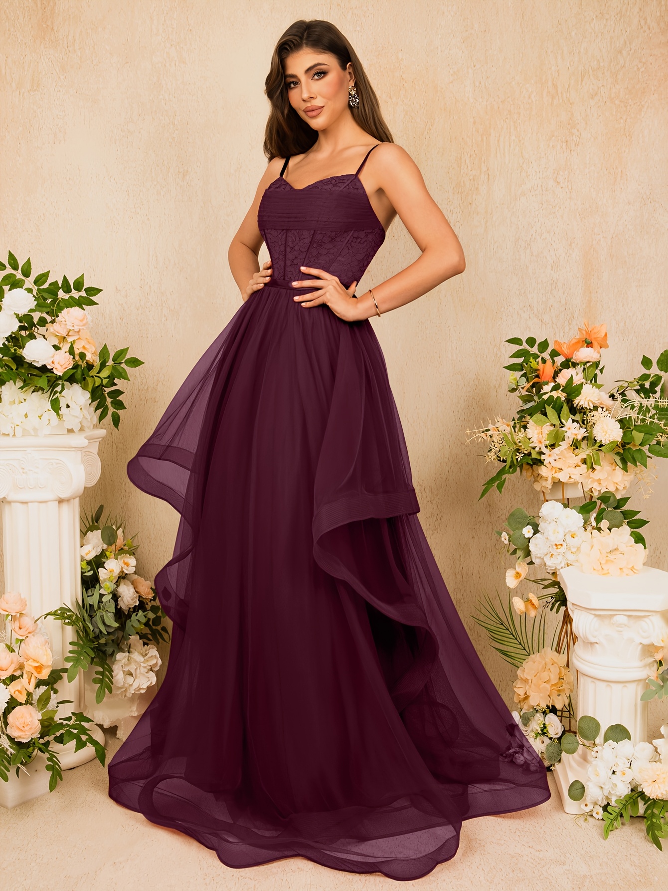 Robe Cocktail MARINA Taille 6 – Noire, à Bretelles Spaghetti Et Volants (Neuve Avec étiquette)