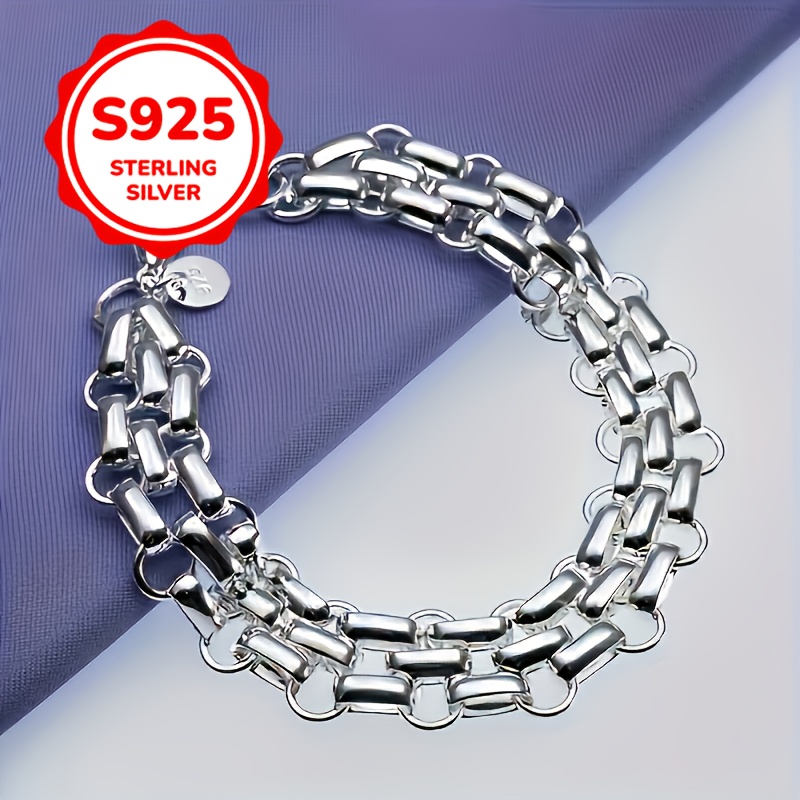 S925 Silver Triple-Strand Bracelet — Trendy Gift