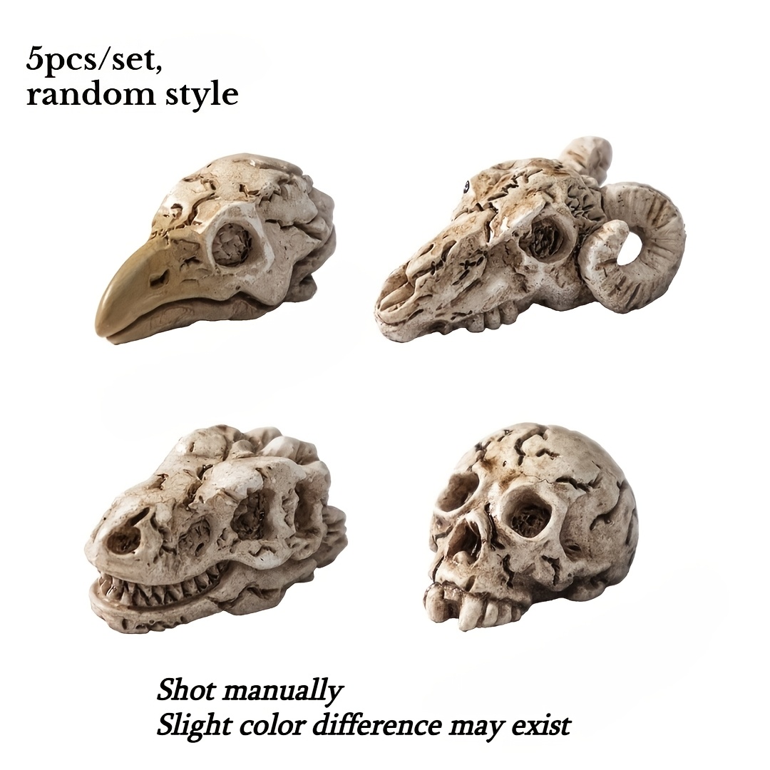 5pcs/pack New Gothic Style Animal Handmade Ornaments And Additions Cutout Decorations Holiday Gifts