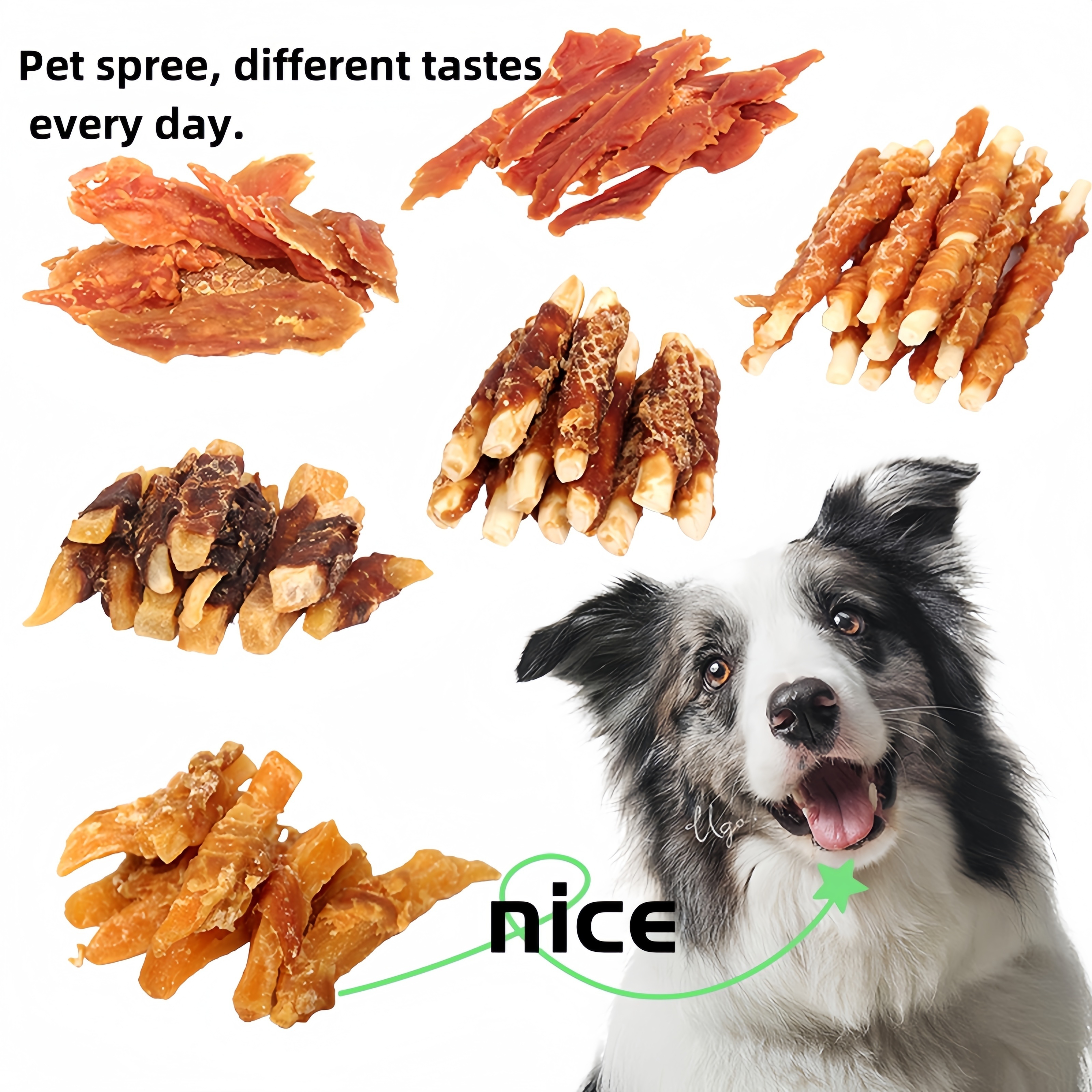 

Dog Snacks Cat Snacks Duck Dried Chicken Dried Around Milk Cowhide Sweet Potato Gift Pack Duck Toothbrush Supplement Vitamin Is Suitable For Pets, Cats And Dogs.