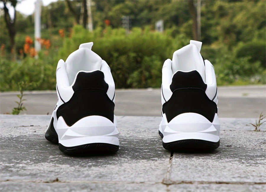Tenis de basquetbol para hombre con caña alta y cordones, cómodos y con absorción de impactos, ideales para entrenamiento al aire libre en todas las temporadas