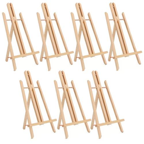 7pcs set 11 81 wooden desktop art easel photography stand artists painting display easel for adults desktop easel artists painting easel
