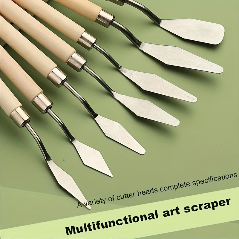 

Stainless Steel Palette Knife Set - Multifunctional Art Scrapers For Oil Painting, Versatile Shapes And Sizes, 3-piece/5-piece/7-piece Packs