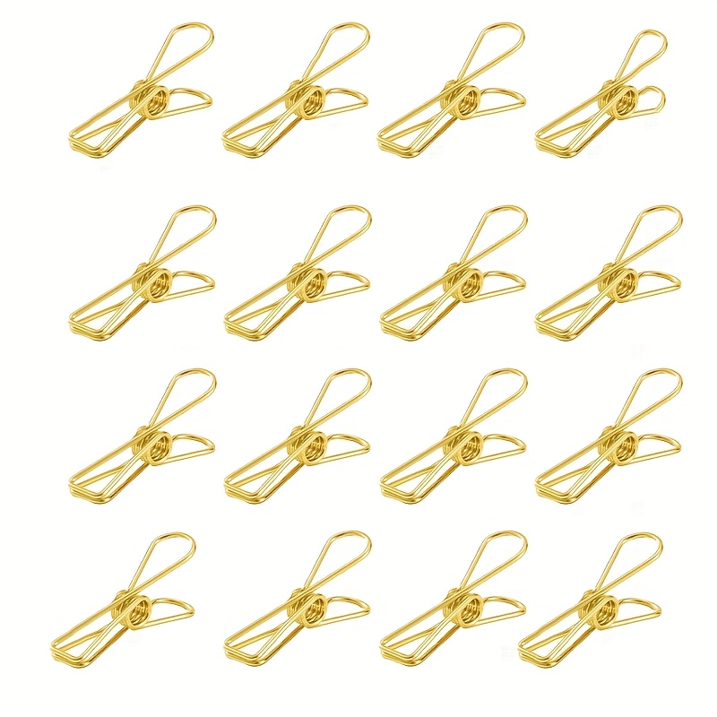 

15pcs -shaped Metal Paper Clips, Other Metal Materials, Ideal For Organizing Binder Clips, Office Supplies, And Bookmarks