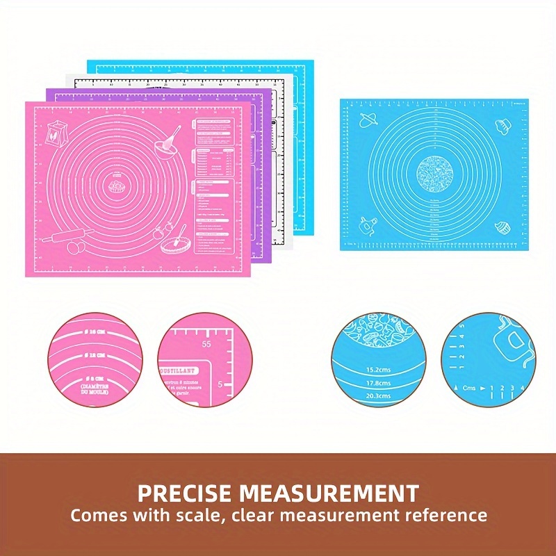 1pc Multi-Function Non-Stick Pastry Mat, Perfect for Baking and Rolling Dough - Ideal Kitchen Tool for Pies, Cookies & More - 4 Colors Available (Halloween, Christmas, Easter, Thanksgiving)