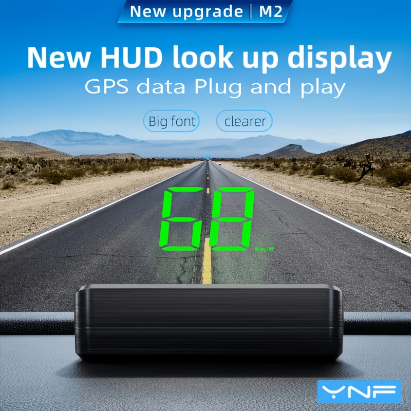 Image of Ynf Car /+number Plate, Windshield Speedometer Projector, Automatic Light Sensing, Km/h Speed Unit