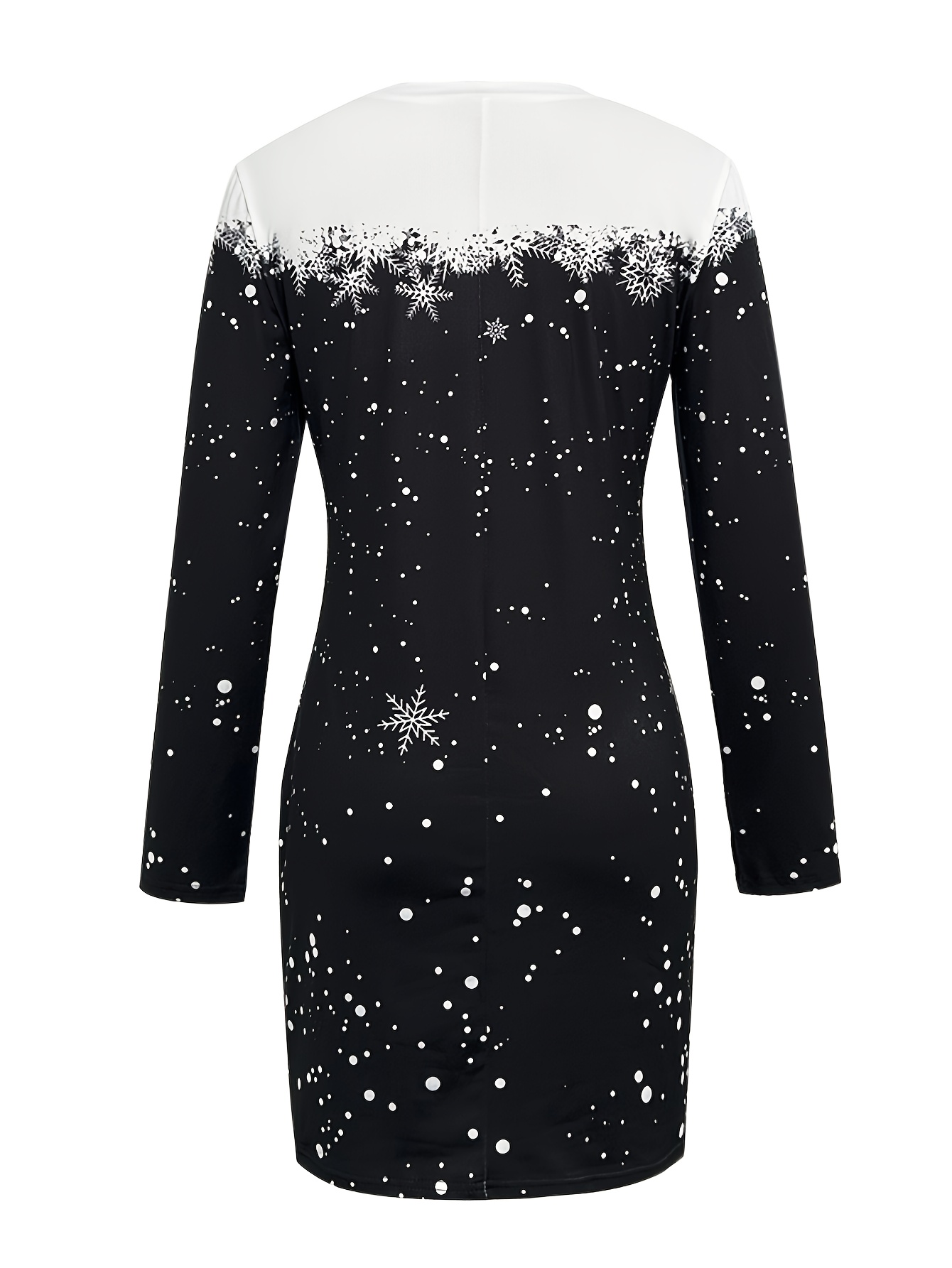christmas fall womens christmas print black dress womens - Temu Germany