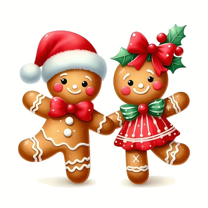 

Festive Gingerbread For Man Stickers, Vinyl Decals, Removable Stickers Decals