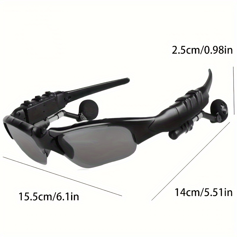 versatile smart wireless glasses with high fidelity   usb rechargeable   driving cycling   details 2