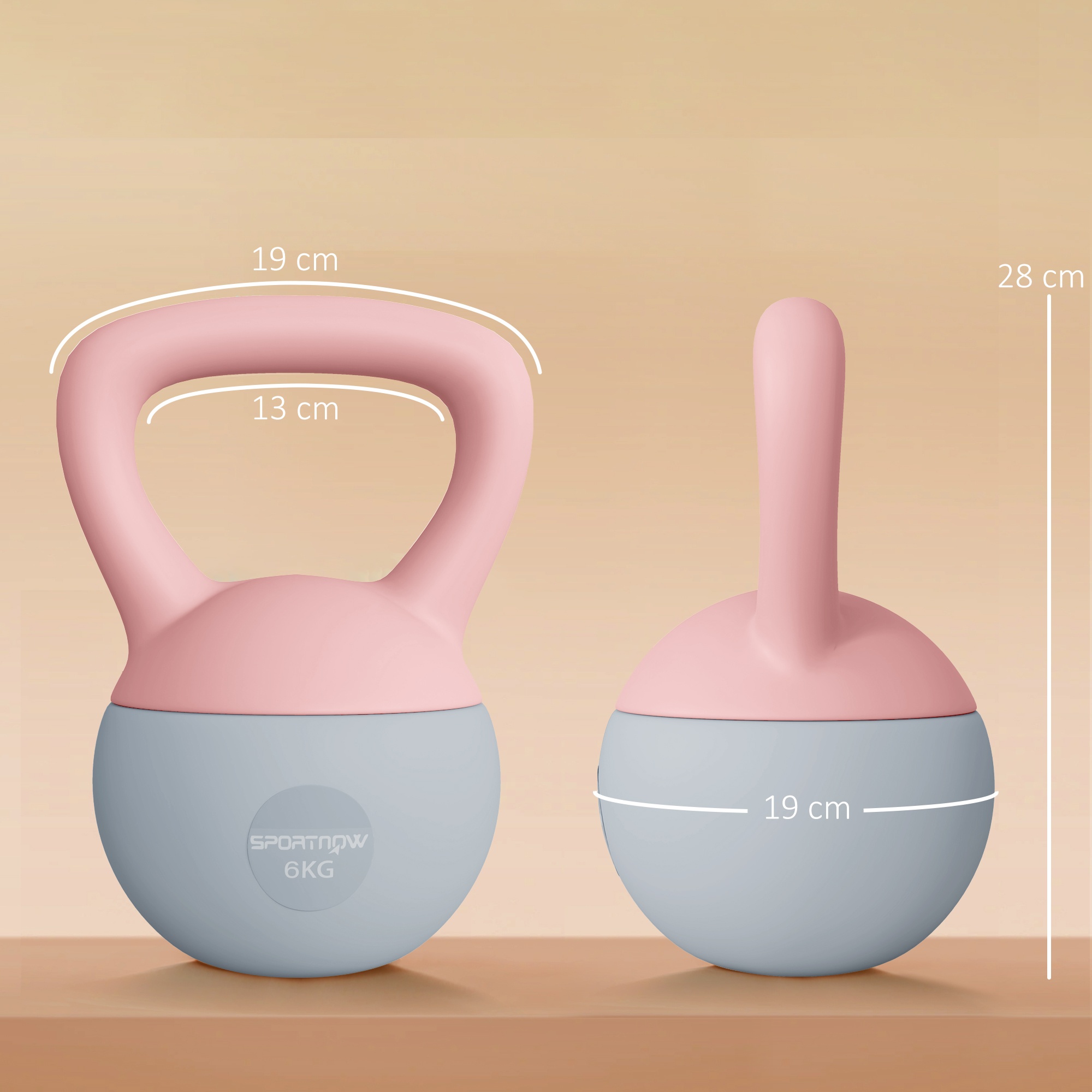 6kg Kettlebell with Soft Non-Slip Handle