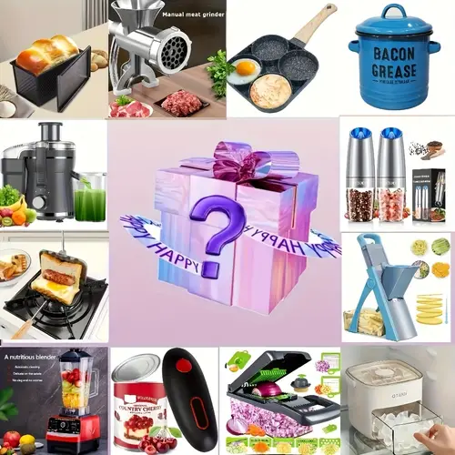 surprise box kitchen tools gadgets random food grade plastic items chopsticks shovels stirrers easter gifts for lovers mystery diverse items containing kitchen
