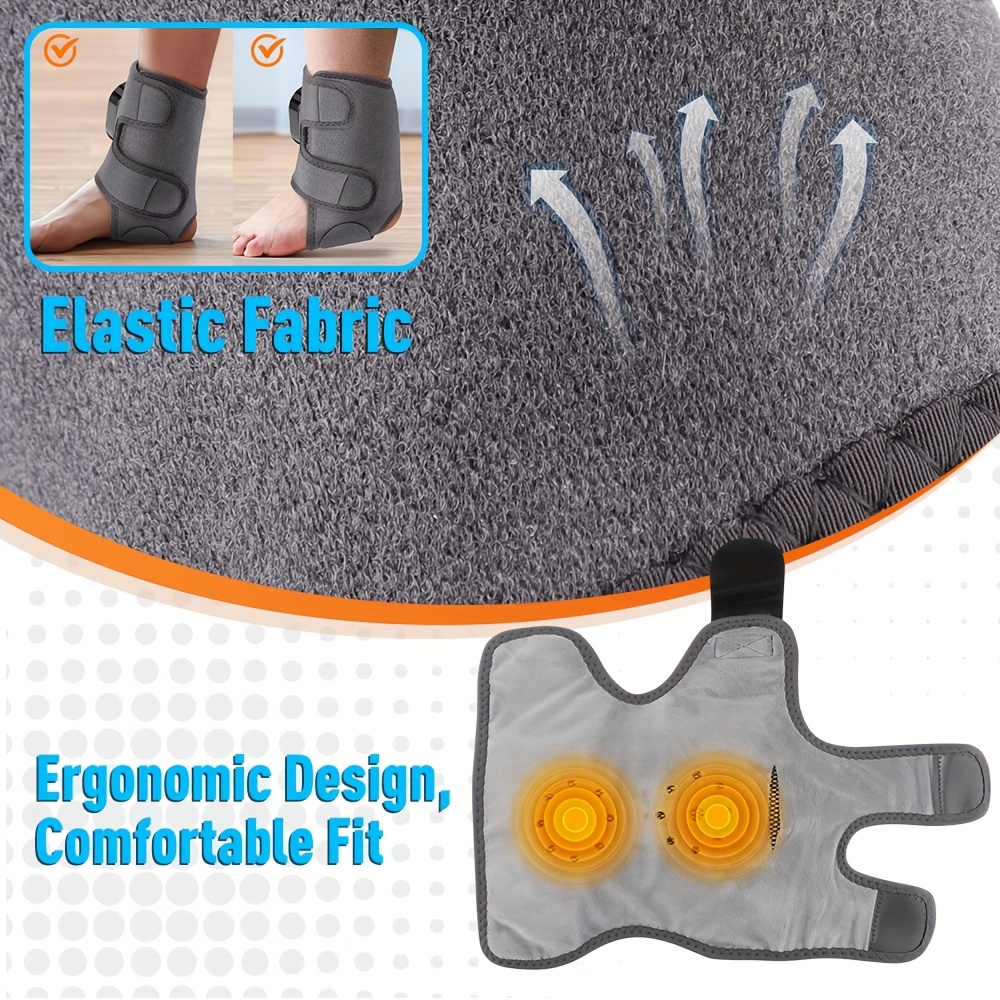 A Multifunctional Foot Massager with Vibration And Heating Features: 3 Massage Modes And 6 Heating Levels; 3000Mah Large Capacity Battery for Long-Lasting Use. an Ideal Gift for Christmas, Mother'S Day, Father'S Day, And for Friends And Elders.