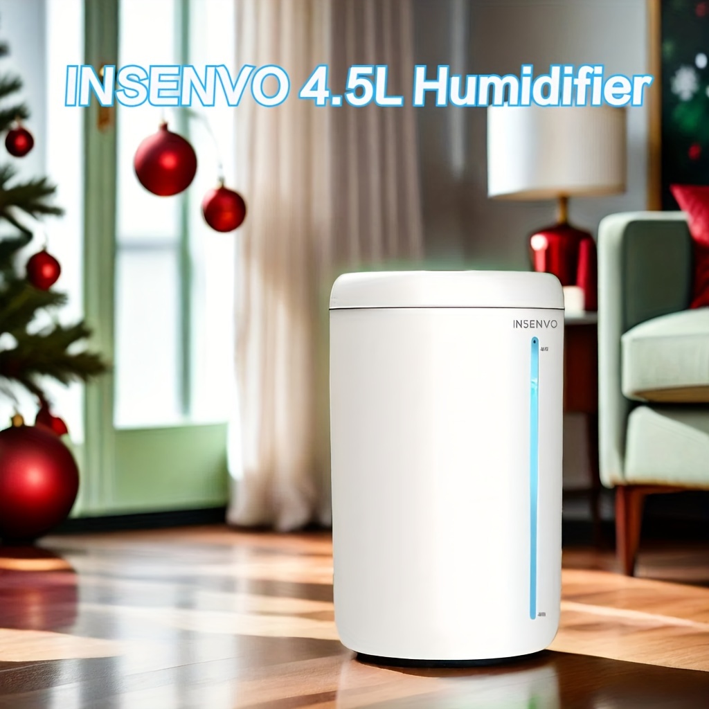 

Humidifier For Home, Plants Office 4.5l Humidifier, 360° Nozzle, 1.18 Gallon Humidifier, Quiet Easy To Clean With 3 Levels Adjustable And Anti-spill