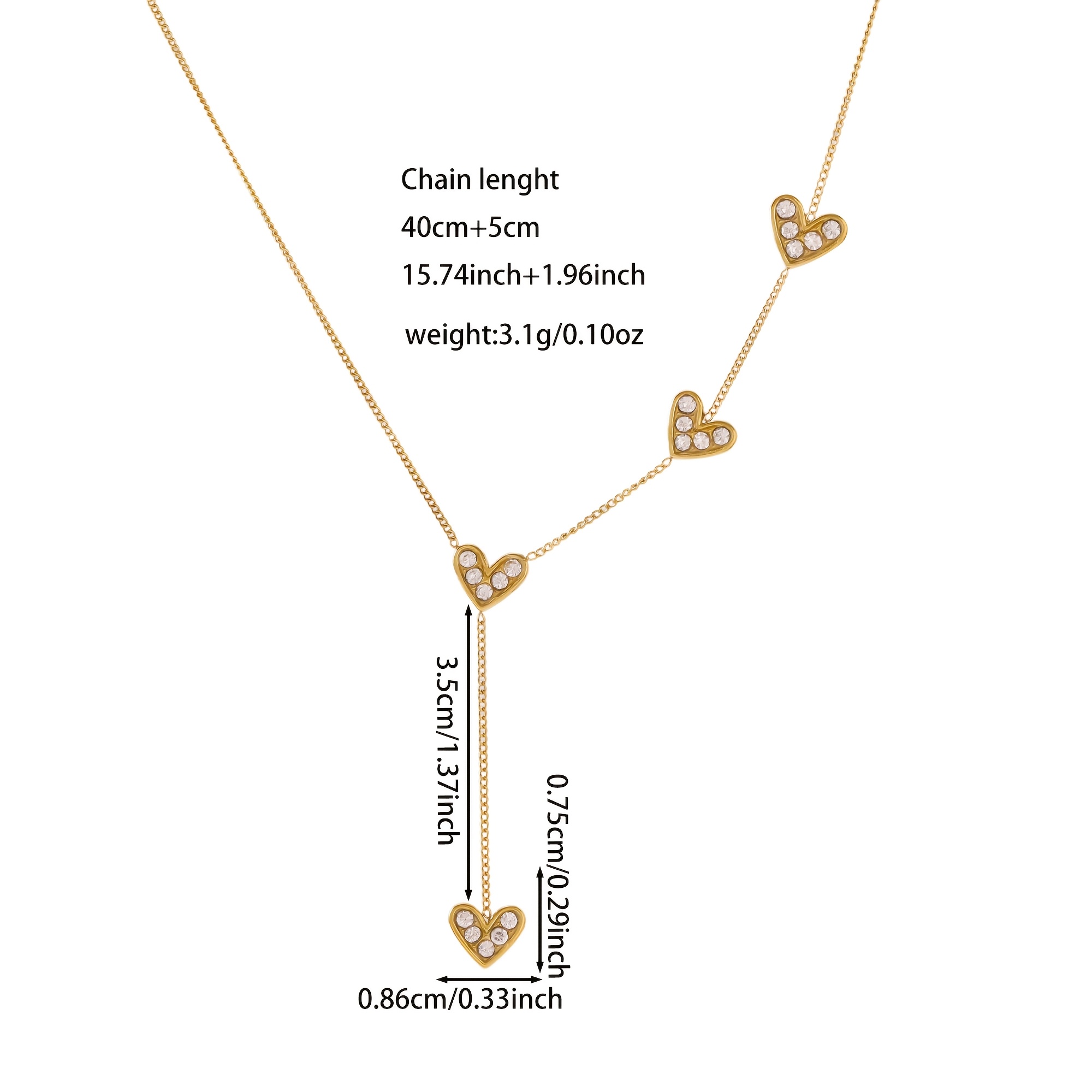 Women's Light-Luxury Octagonal Pendant Necklace, Comfortable Wear