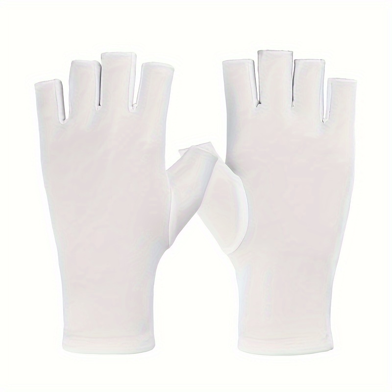 Summer Unisex Cooling Ice Silk Gloves Soft Sunshade Anti uv - Temu