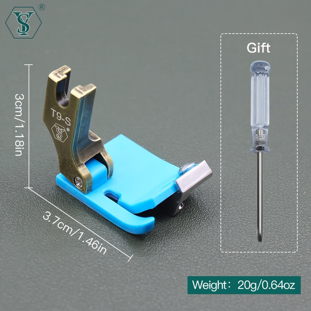 New T9-s Press Foot, Rolled Pant Foot, Curtain Adjustable Press Foot, Suitable For Flat Sewing Machine