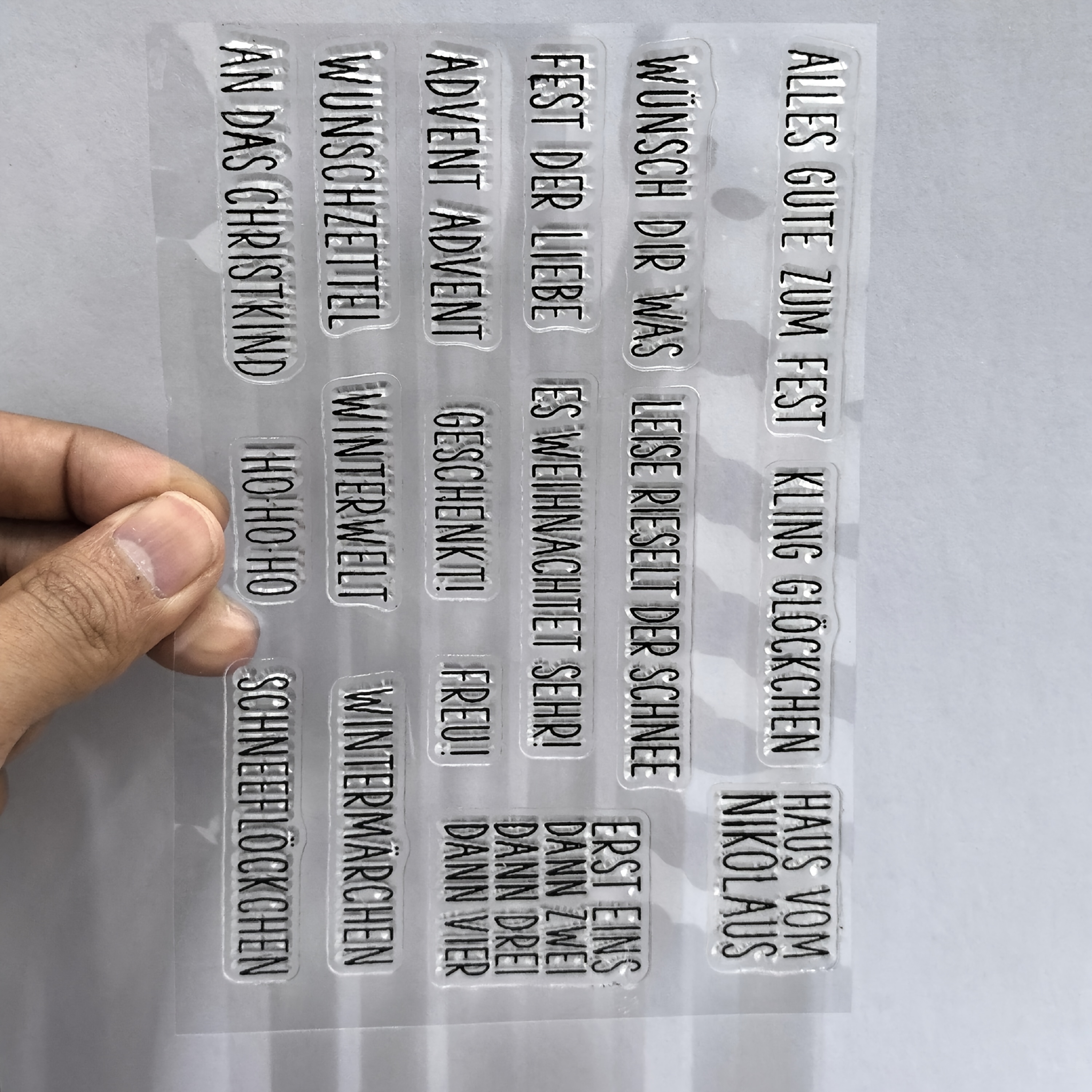 Image of English Phrases And Idioms Stamp Scrapbooking Embossing Photo Album Decorative Paper Card Craft Art Handmade Gift