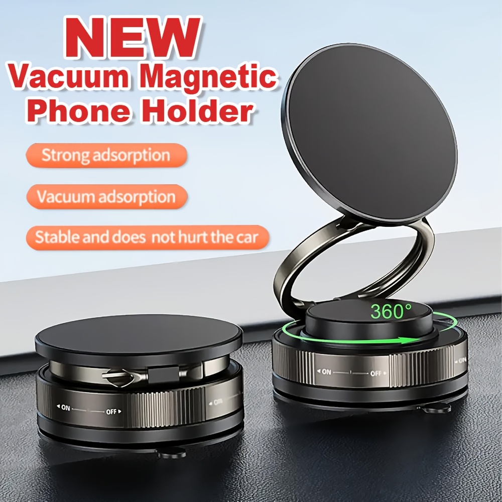1pc car magnetic phone holder adjustable rotating double sided suction abs material non high quality hands   phone mount for   driving safety     driving accessory   accessory durable car part