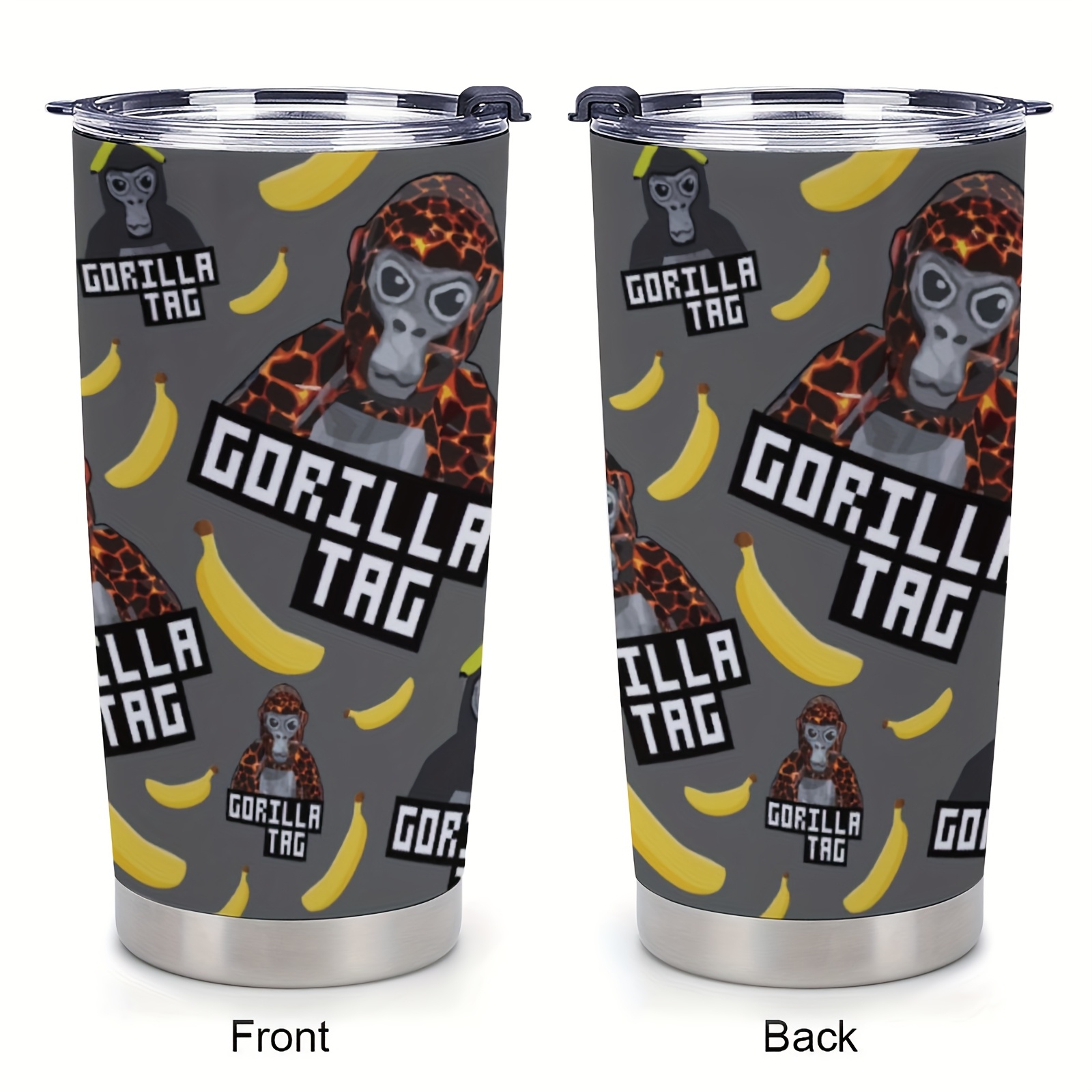 

1pc 20oz Insulated Coffee Cup Beverage Container Travel Mug With Lid Double Wall Stainless Steel,gift For Christmas