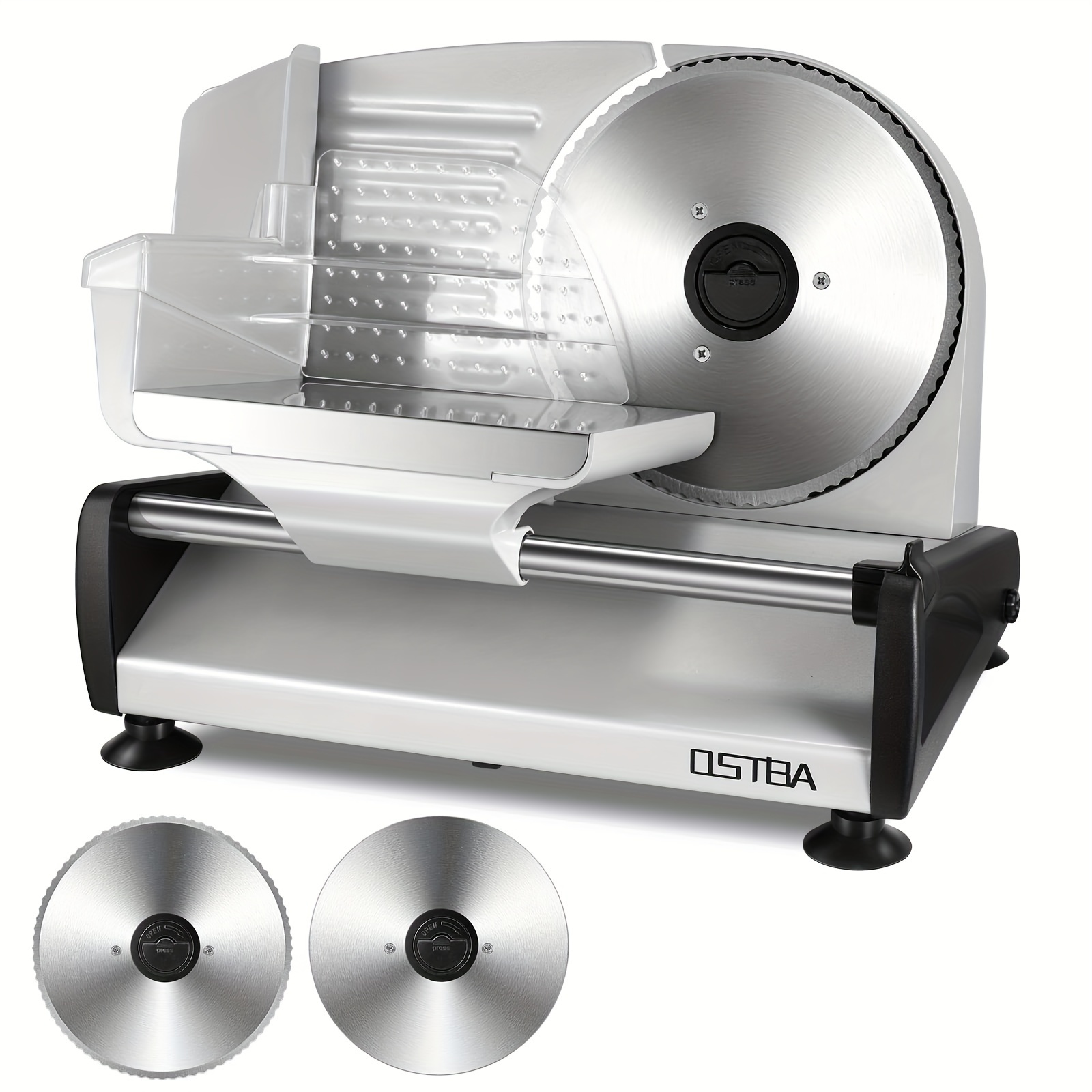 

Meat Slicer Electric Food Slicer With Child Lock Protection, Removable 7.5 Stainless Steel Blade And Food Carriage, Adjustable Thickness Food Slicer Machine For Meat, Cheese, Bread150w/200w