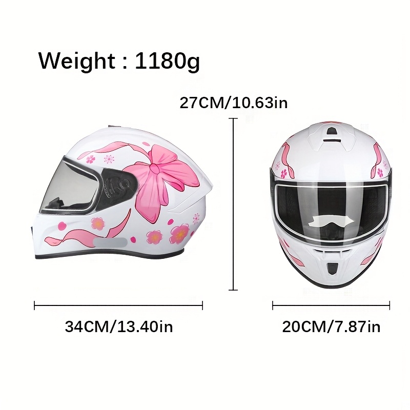 motorcycle full face helmet cute Temu Bahrain
