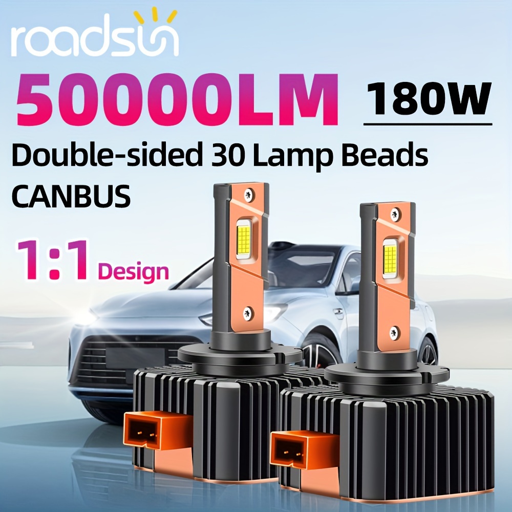 2 個 Roadsun D1S D2S D4S D3S キセノンヘッドライト電球 4300K 6000K