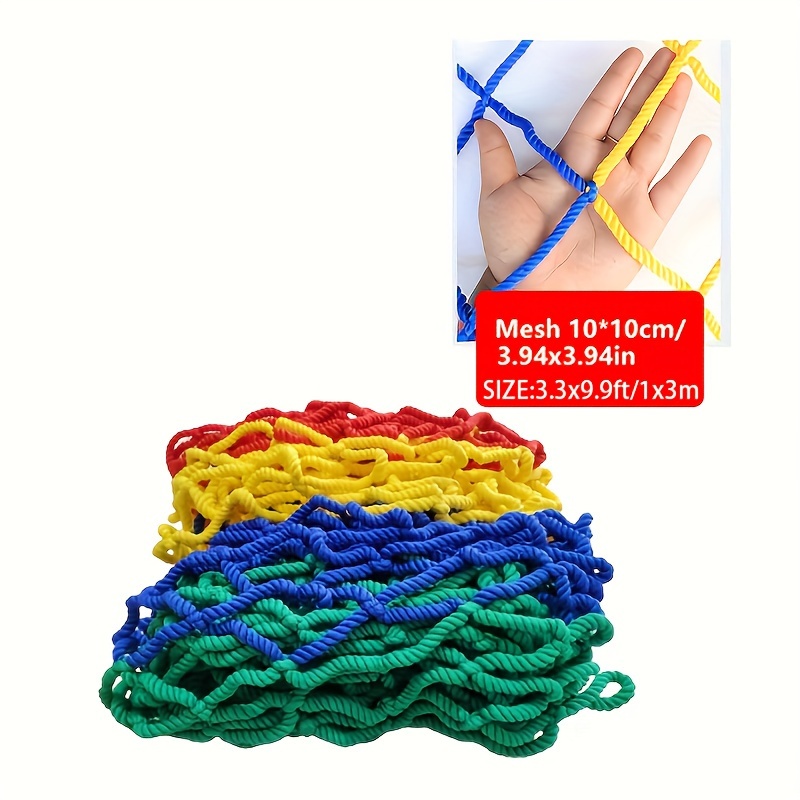 Hemp Rope Net Child Safety Net Rope Fence Stairs Balcony Railings Garden  Playground Safety Protection Rope Netting Climbing Net for Kids