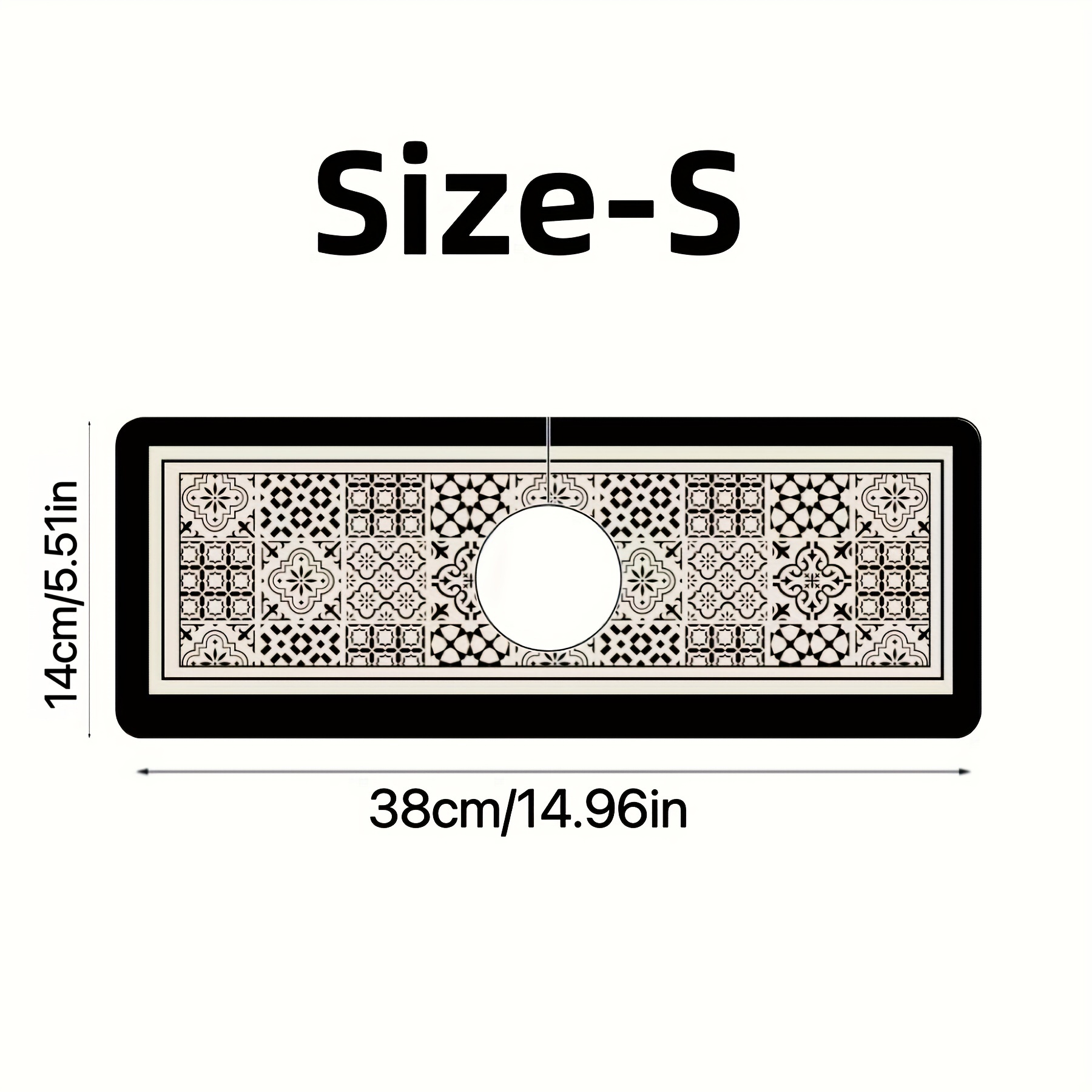 Retro Kitchen Sink Splash Guard Faucet Pad - 1pc Super Absorbent Quick Drying Pad Sink Gadgets - Splash Guard Behind Faucet Drip Collector For Kitchen, Bathroom, Sink Pad, Dish Drying Pad