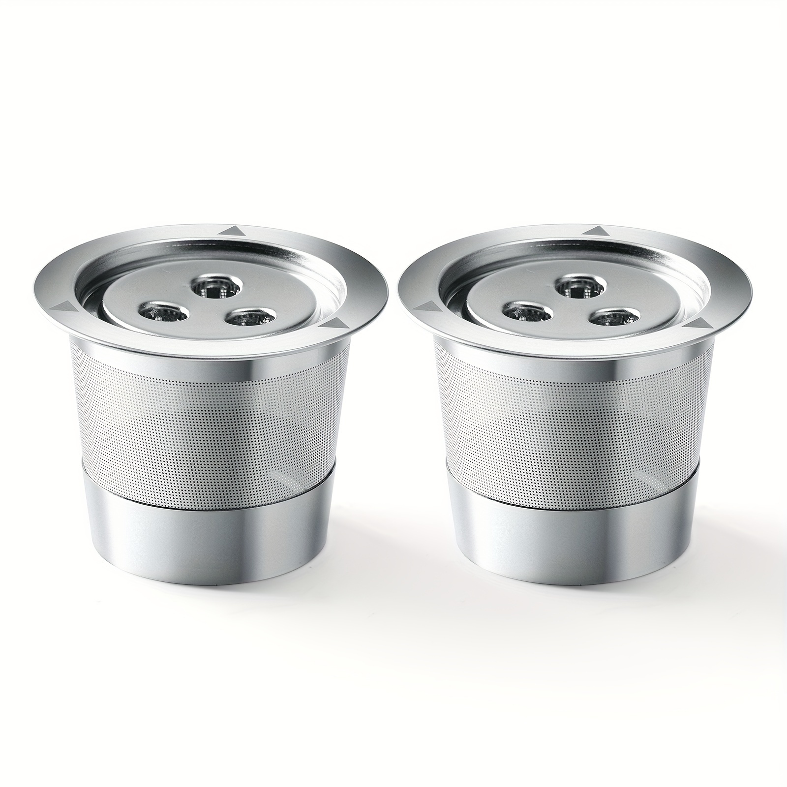 TEMU 2pcs Reusable Coffee Pod Filter With 3 Holes, Compatible With Cfp201 Cfp301 Dual