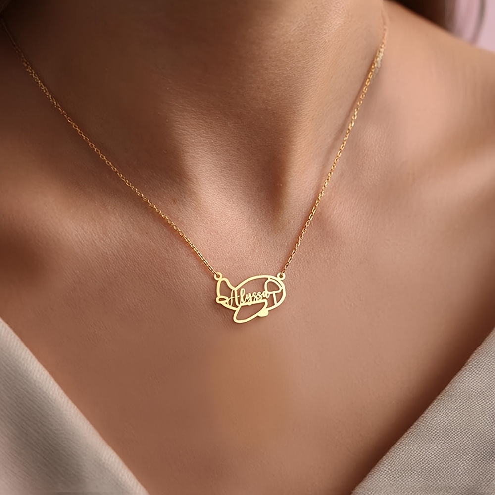 Personalized Lucky Number Necklace, 18K Gold Plated