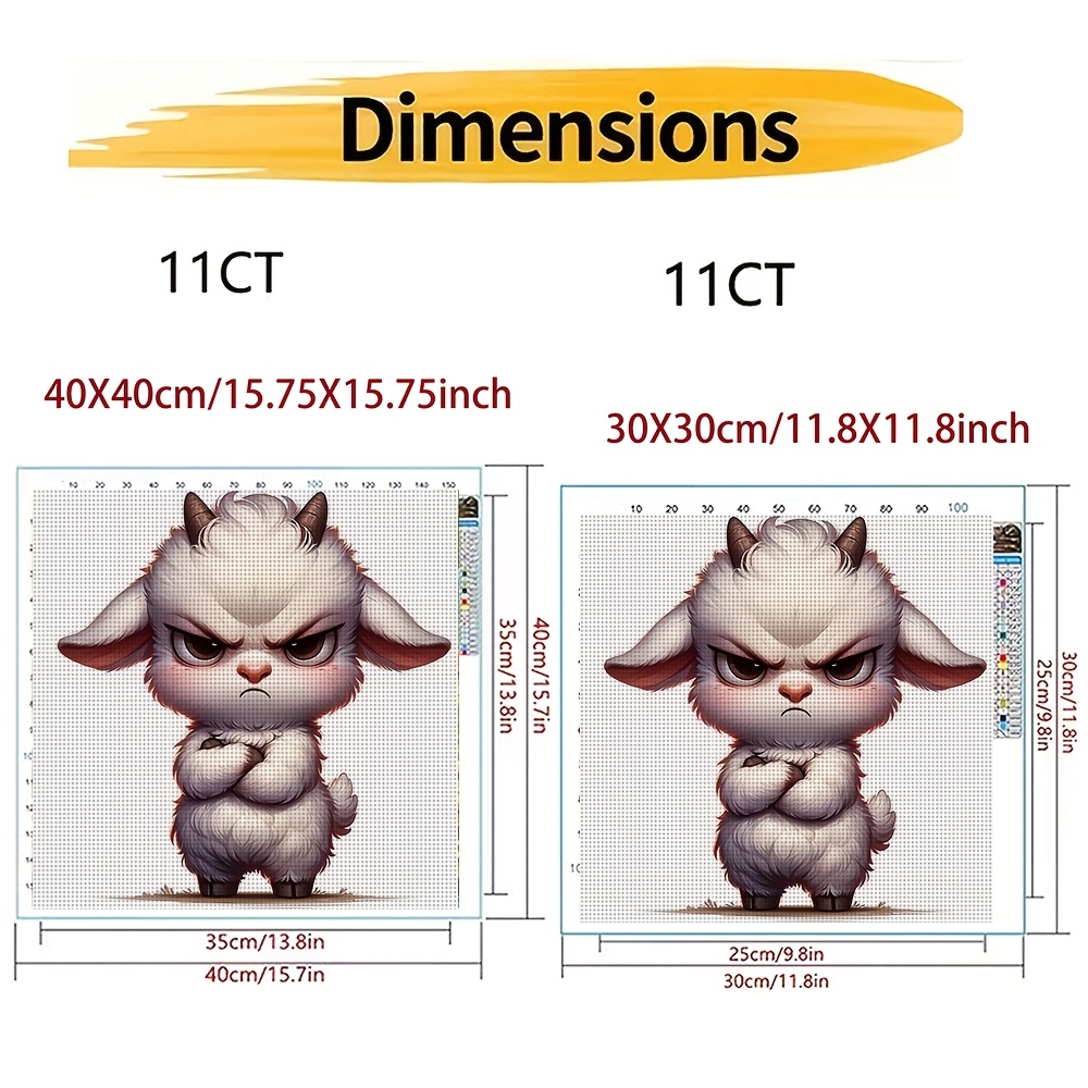 New Frameless Adult Cross Stitch Printing Kit, 2D Pattern Art