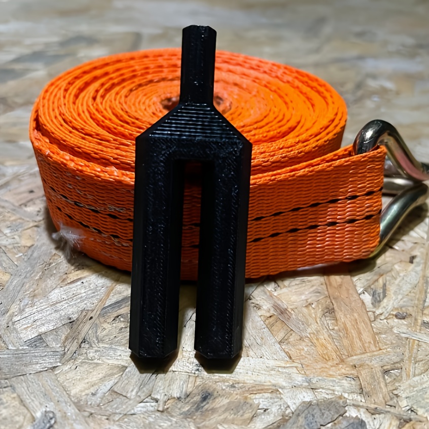 Image of 1pc Manual Ratchet Strap Winder, Suitable For Heavy-duty Winder Tools With 1.97-inch Wide Straps, (requires Drilling For Installation), No Electricity Needed, Manual Operation, Portable And Durable