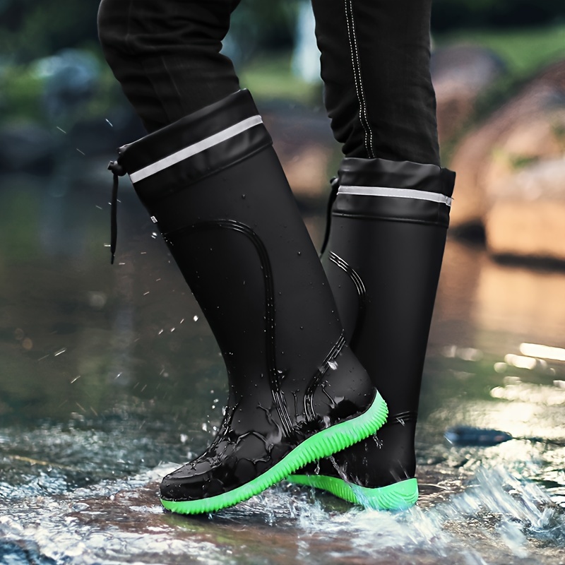 Fashion Mens Rain Boots Rain Boots Men Sold On Temu Australia