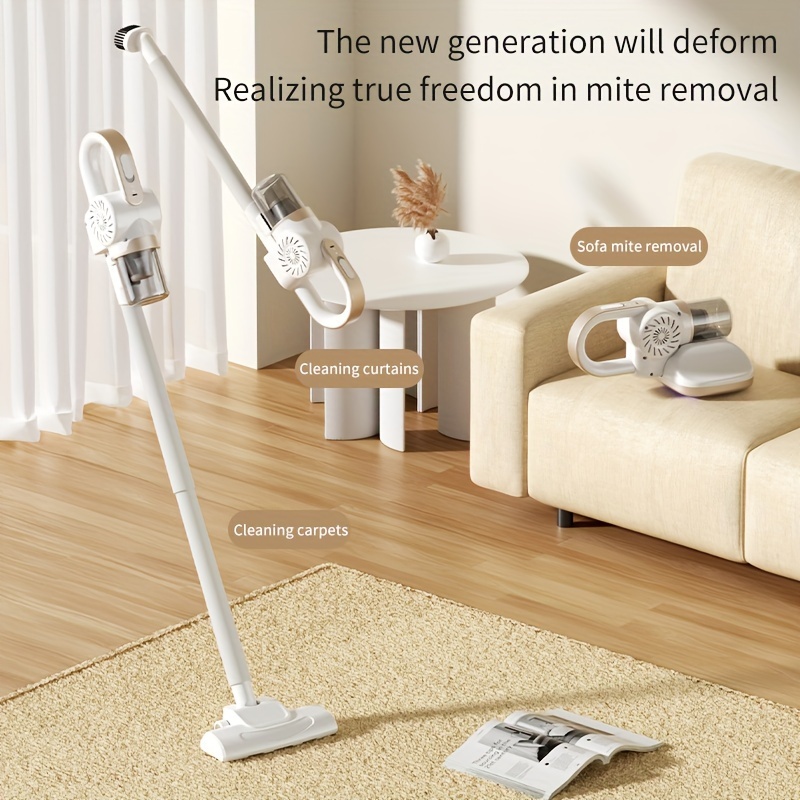 

Wireless Portable Hand-held Vacuum Cleaner - Multi-function Vacuum Cleaner - Vacuum + Mite Removal - High Power