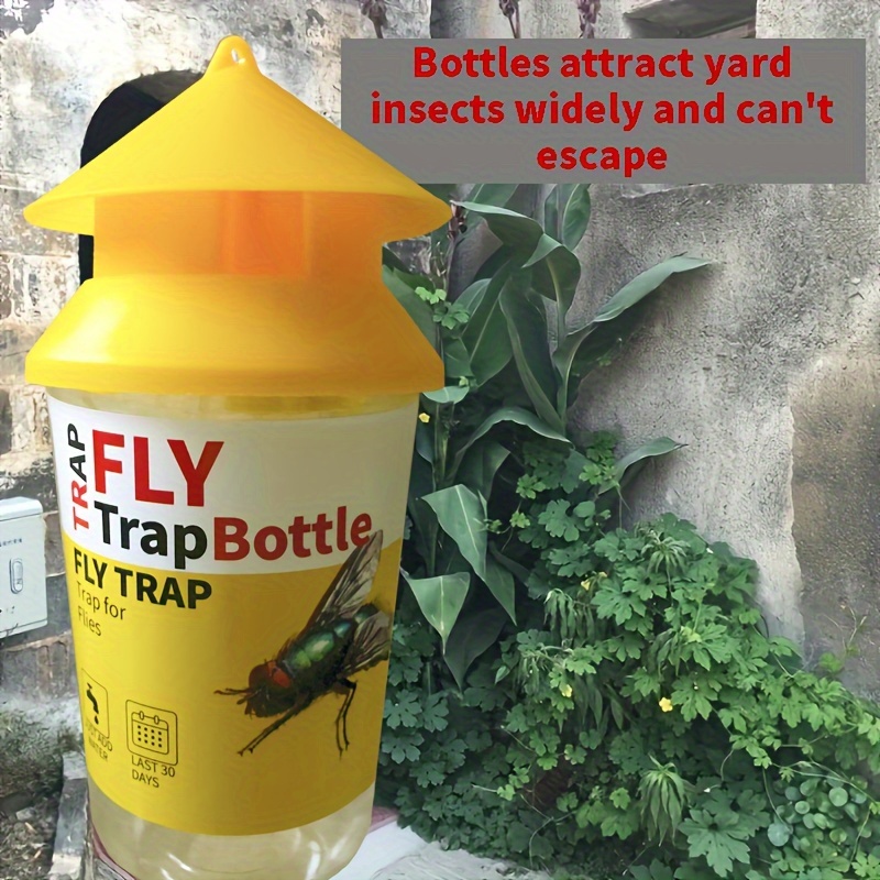 1 Pack, Insect Trap Bottle Reusable Physical Capture Without Bait,  Apartment Essentials For College Students, Household Gadgets Fruit Fly  Bottles Catc