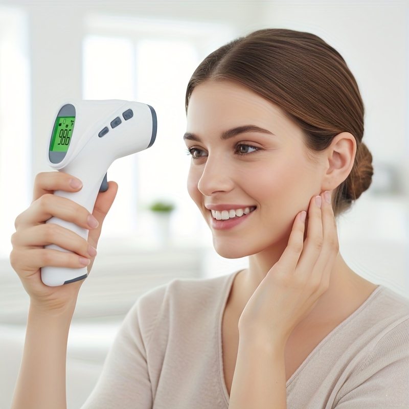 KINGCLINIC Non-Contact Forehead Thermometer - Digital/ Display Thermometer with Windproof, Ultra-Accurate 1° precision for & Use, Non-Invasive for s & (Battery, Compatible with - Image 6