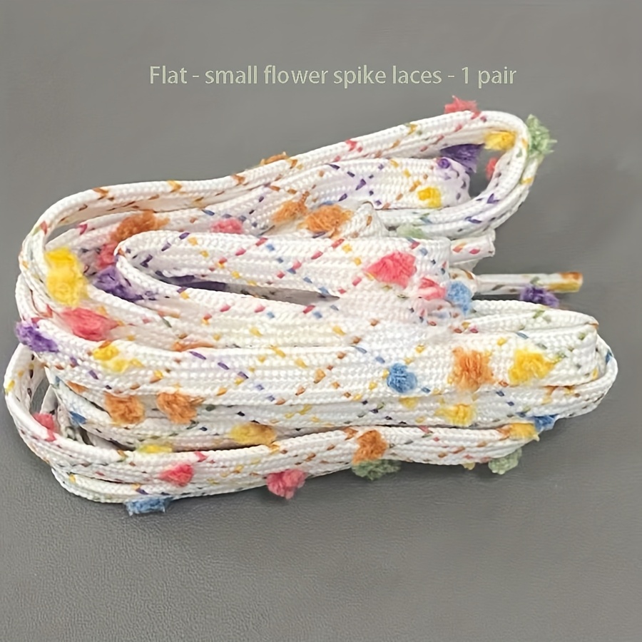 TEMU Dopamine Color Ball Shoelaces | Detachable And Compatible With Canvas Sneakers | Trendy And Cool Women's Shoe Decorative Accessories | Creative