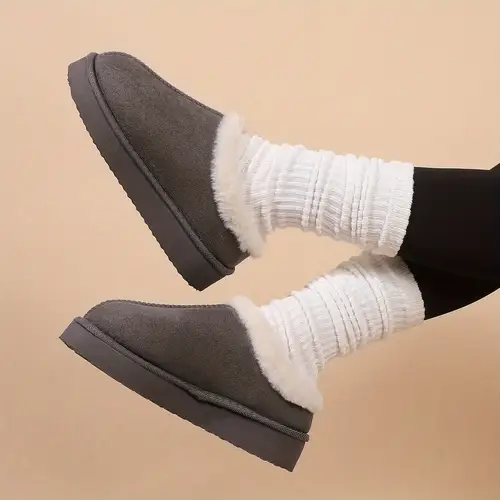 womens fur slippers indoor house shoes with lining