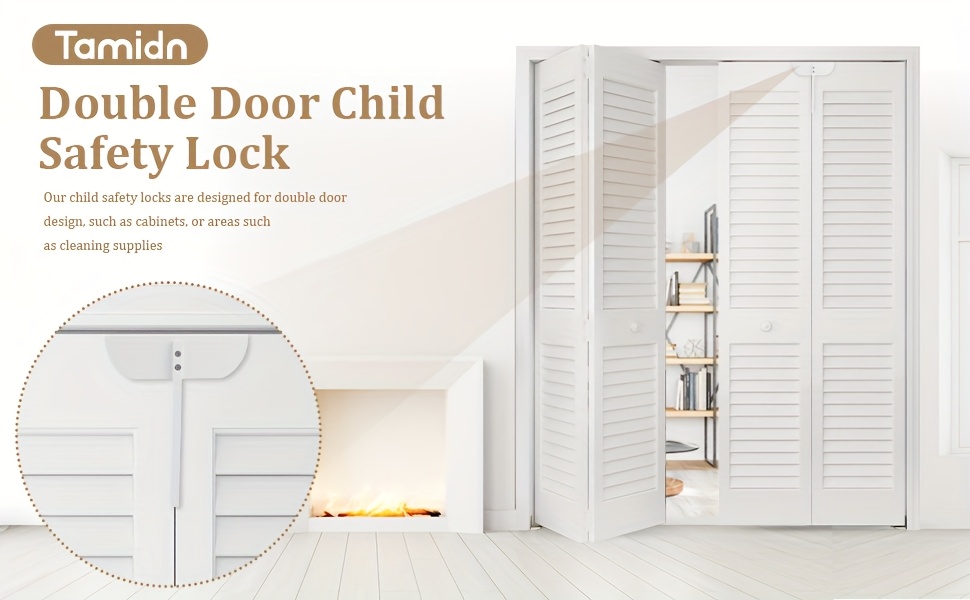 heavy duty bifold door lock cabinet lock theft mechanism fit Temu