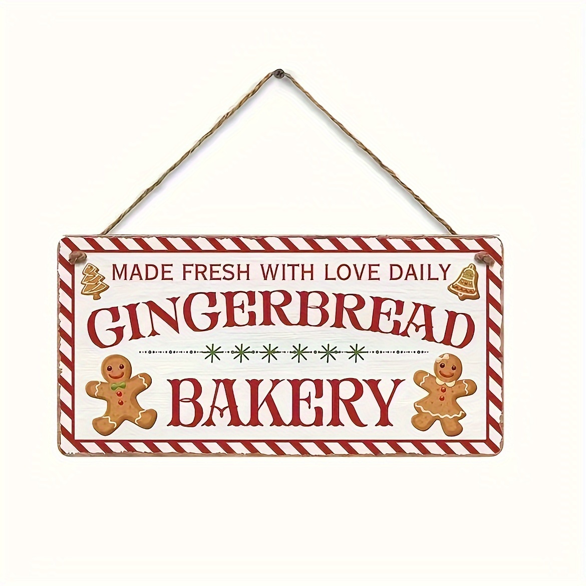 

1pc Wooden Hanging - Christmas Ornament For , , - Decor, Seasonal , , No