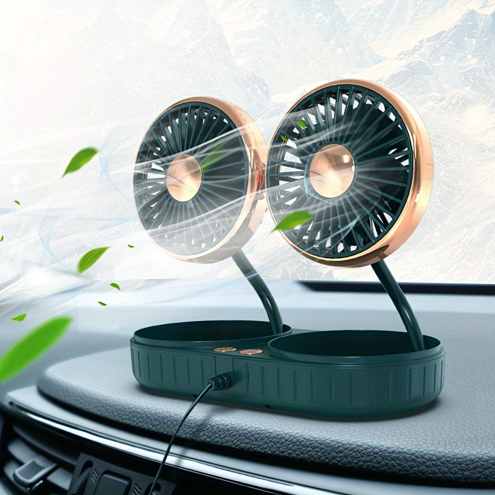 Ventilateur de voiture Portable 12/24V avec Clip ventilateur de