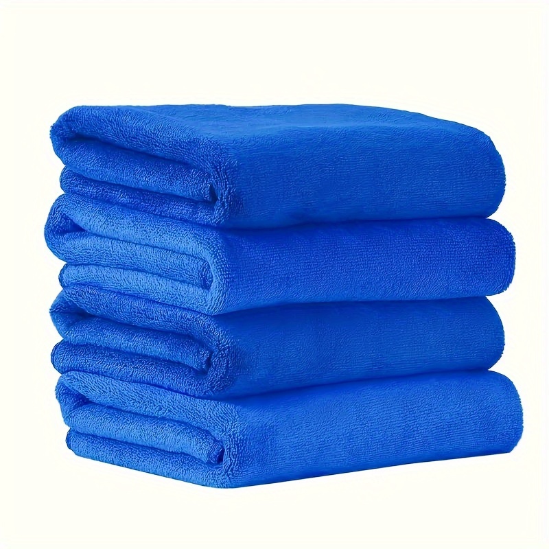 TEMU 2pcs -soft Microfiber Hair Towels - -dry, & Lightweight For Home, Sports, Swimming & Travel