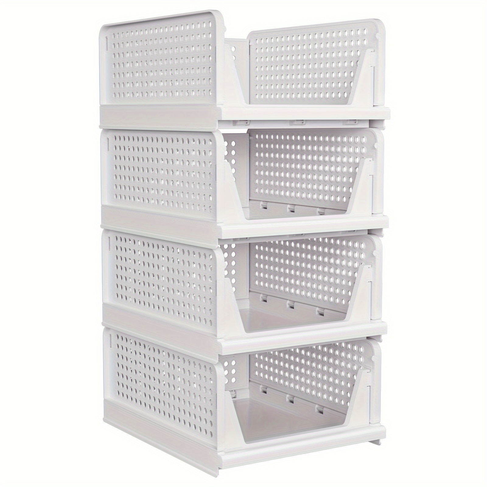 2PC Stackable Drawer Organizer Divider Closet Storage Box for
